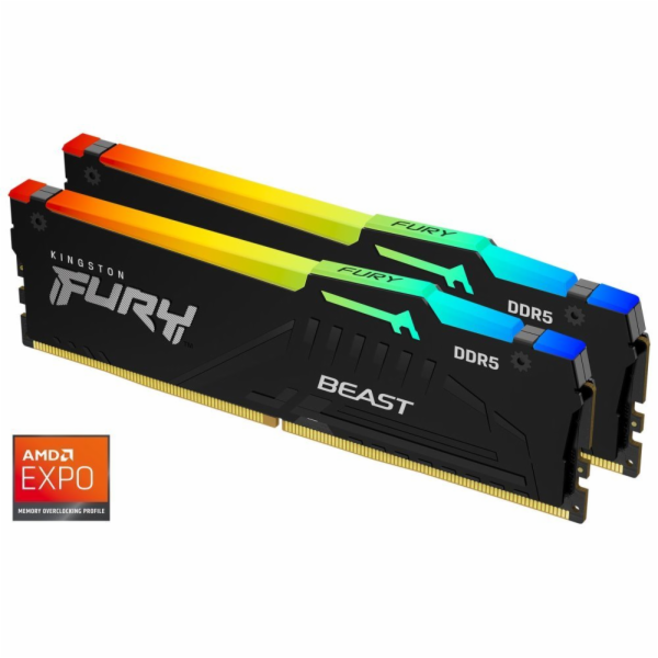 Kingston KF556C36BBEAK2-64 Kingston FURY Beast DDR5 64GB ...