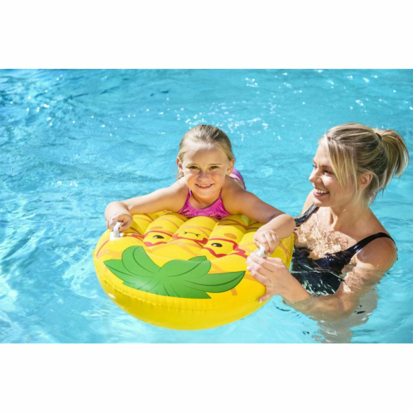 Dětské nafukovací lehátko s úchyty Bestway Ananas 84cm x ...