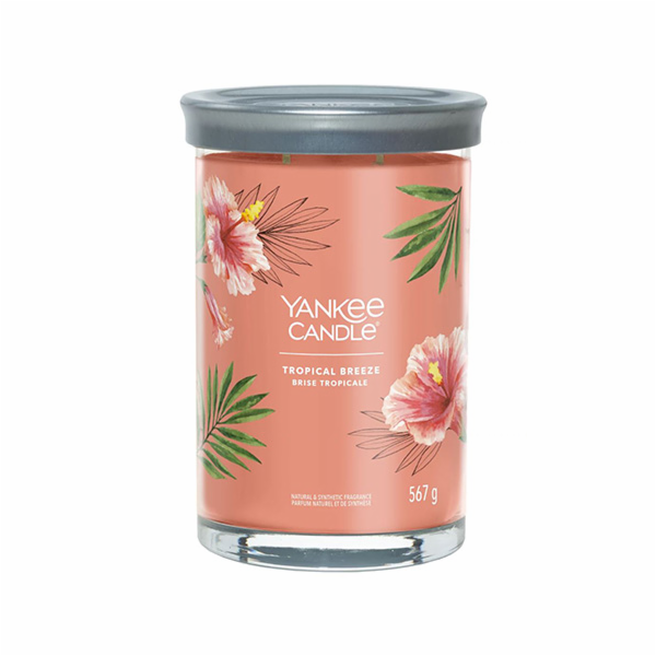 Svíčka ve skleněném válci Yankee Candle, Tropický vánek, ...