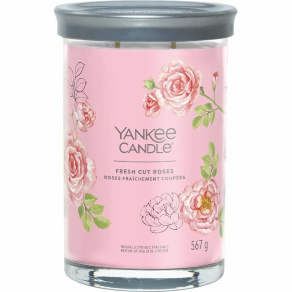 Svíčka ve skleněném válci Yankee Candle, Čerstvě nařezané...