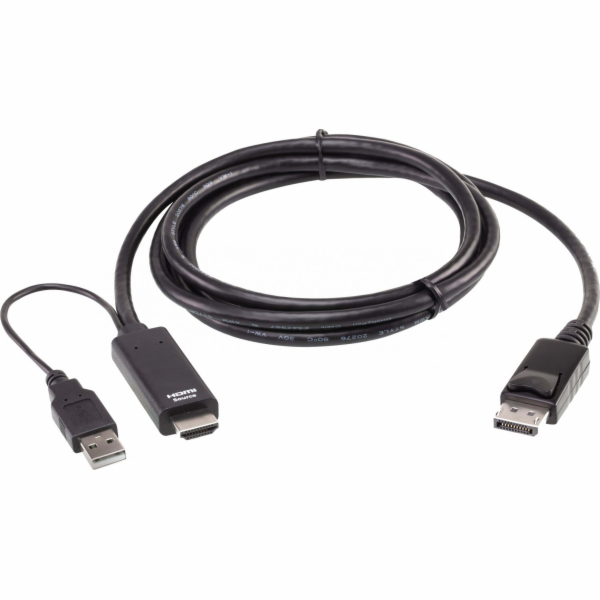 Aten 2L-7D02HDP True 4K 1.8M HDMI to DisplayPort Cable At...