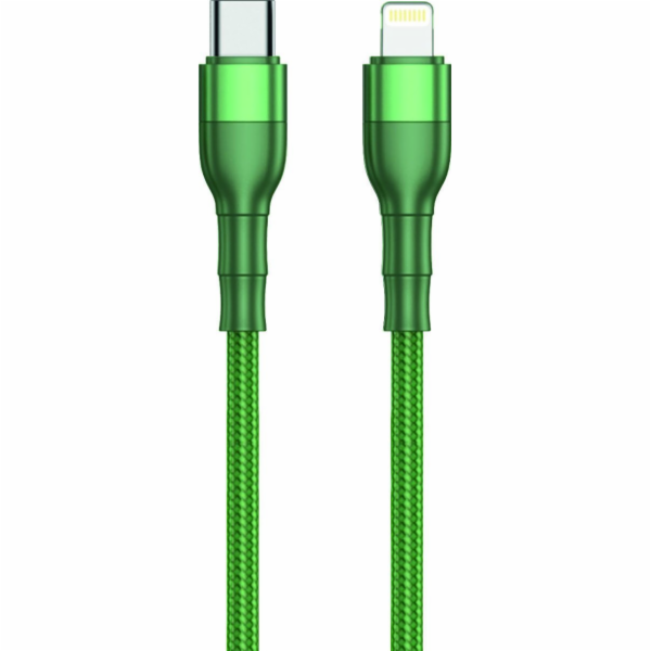 USB kabel 2GO 2GO USB Ladekabel Type C->Lightning grün