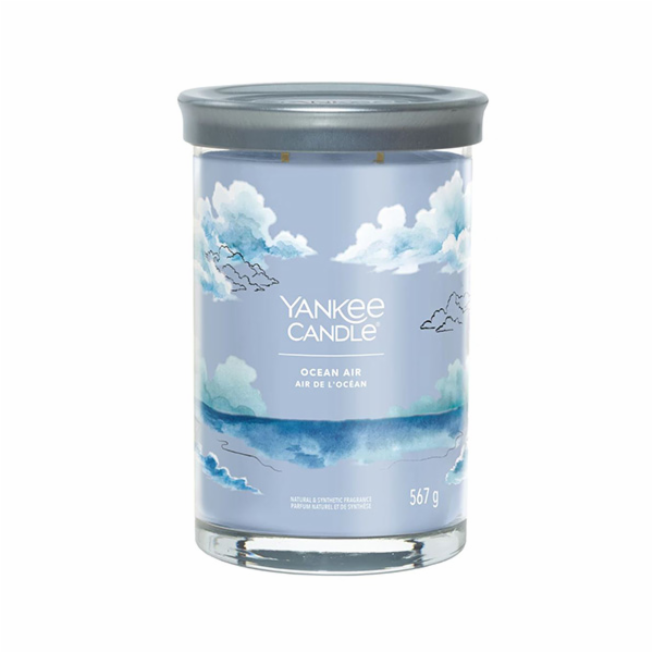Svíčka ve skleněném válci Yankee Candle, Oceánský vzduch,...