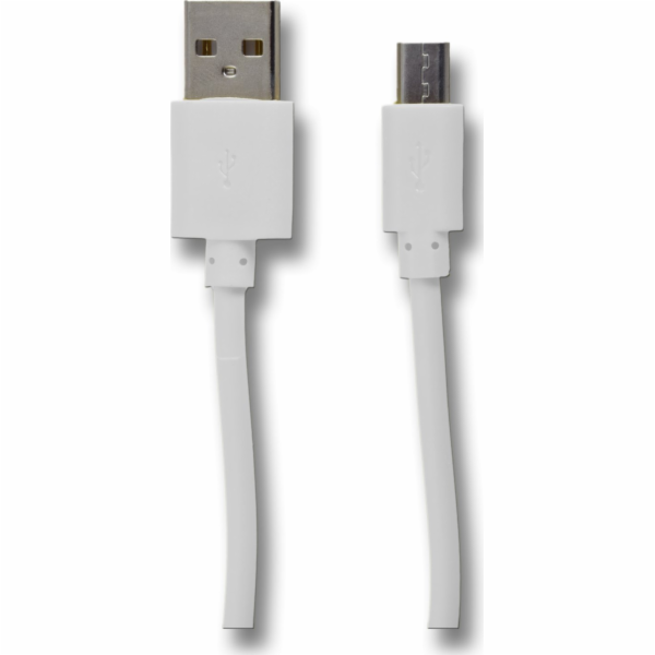 USB 2GO 2GO USB kabel pro Micro-USB kabel - weiss - 100 cm