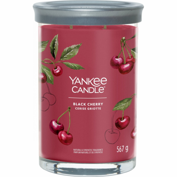 Svíčka ve skleněném válci Yankee Candle, Zralé třešně, 567 g