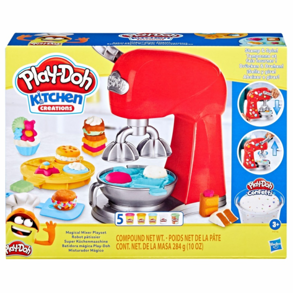 Kuchyňský robot Hasbro Play-Doh Super, hnětení