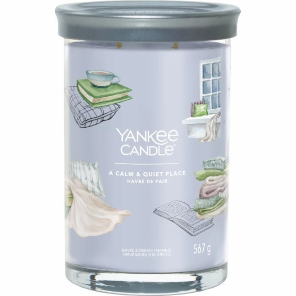 Svíčka ve skleněném válci Yankee Candle, Klidné a tiché m...