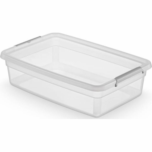 Moxom MOXOM úložná nádoba, Basestore, s klipem, 29l, průh...