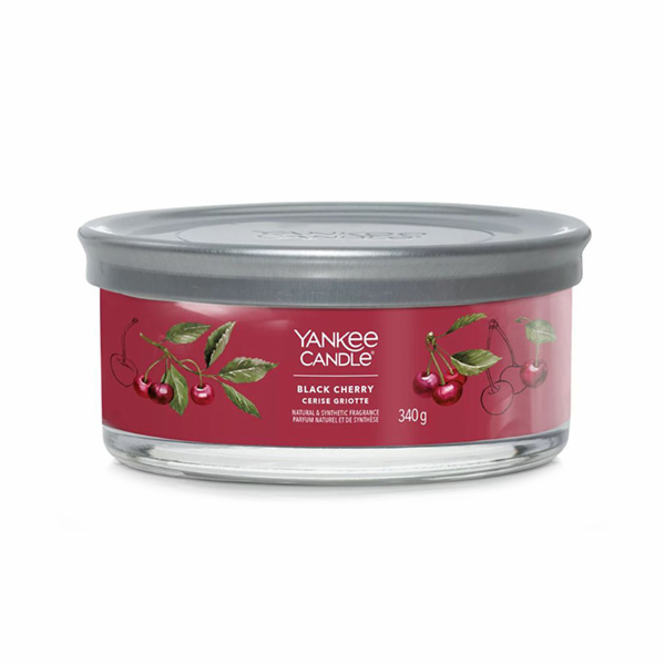 Svíčka ve skleněném válci Yankee Candle, Zralé třešně, 340 g