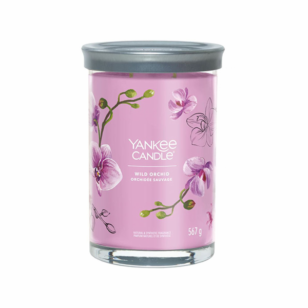 Svíčka ve skleněném válci Yankee Candle, Divoká orchidej,...