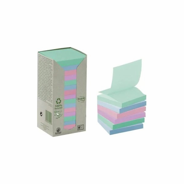 Post-It 3M Eco-friendly Post-it® Z-Notes, NATURE, pastelo...