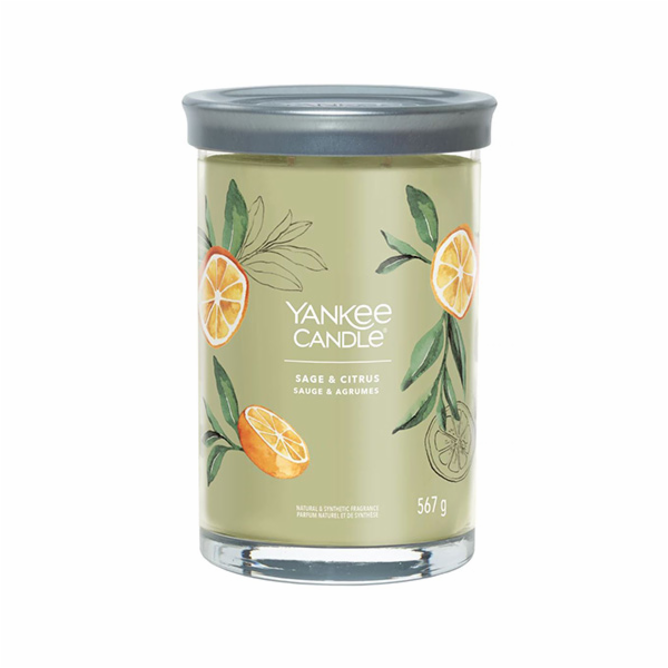 Svíčka ve skleněném válci Yankee Candle, Šalvěj a citrus,...