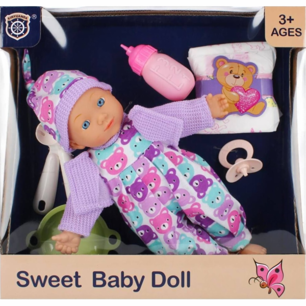 Mega Creative BABY DOLL 32CM AKC 34X32X9 MC WB 24