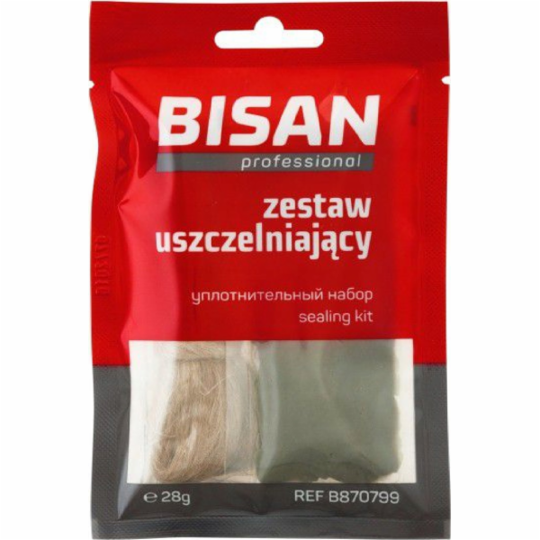 Bisan Set Bisan B870799 těsnící pasta + koudel (sáček) 28g