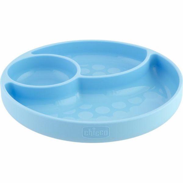 Chicco 127535 SILIKONOVÝ TALÍŘ 3DÍLNÝ 12m+ KLUK.