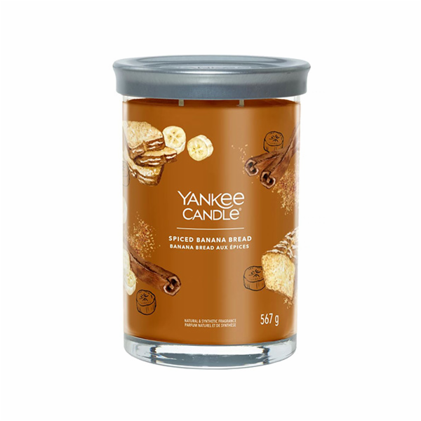 Svíčka ve skleněném válci Yankee Candle, Banánový chlebíč...