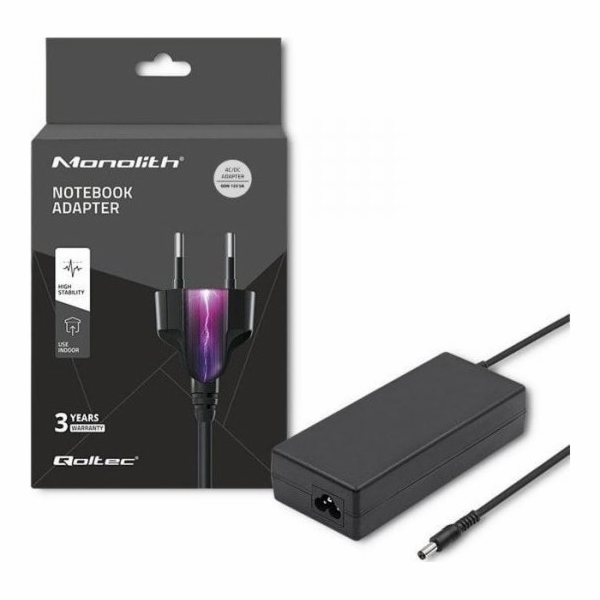 60W stolní zdroj | 12V | 5A | 5,5*2,1 + napájecí kabel