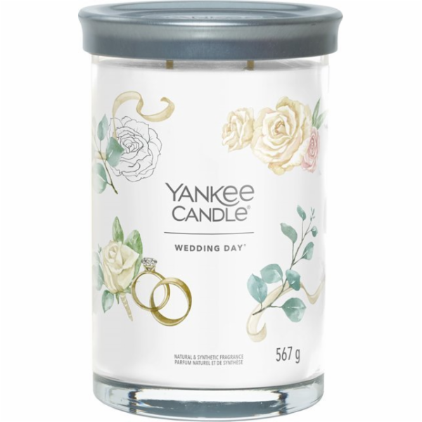 Svíčka ve skleněném válci Yankee Candle, Svatební den, 567 g
