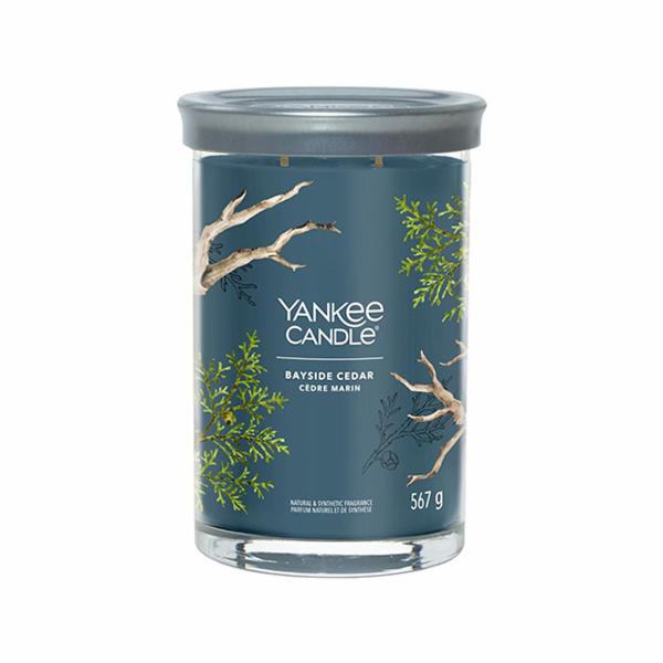 Svíčka ve skleněném válci Yankee Candle, Pobřežní cedr, 5...