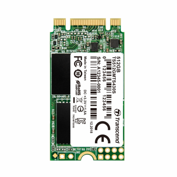 Transcend 430S - SSD - 1 TB - interní - M.2 2242 - SATA 6...