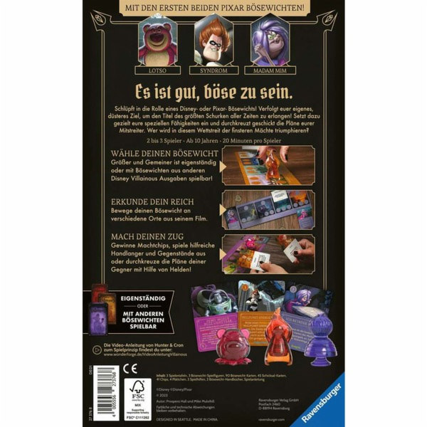 Disney Villainous - Größer und Gemeiner, Brettspiel