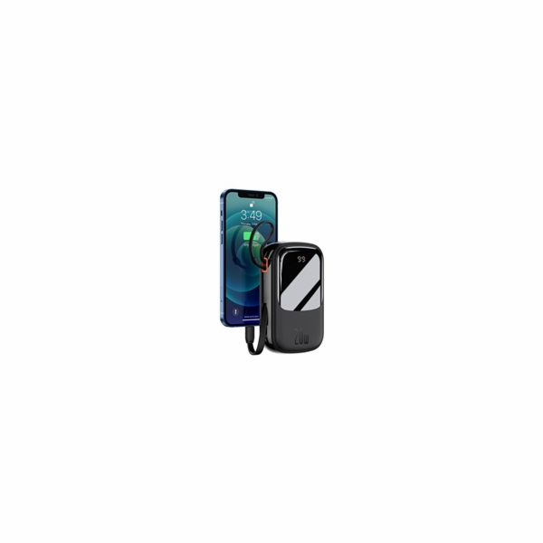 Powerbanka Baseus Qpow PRO s kabelem Lightning, portem US...