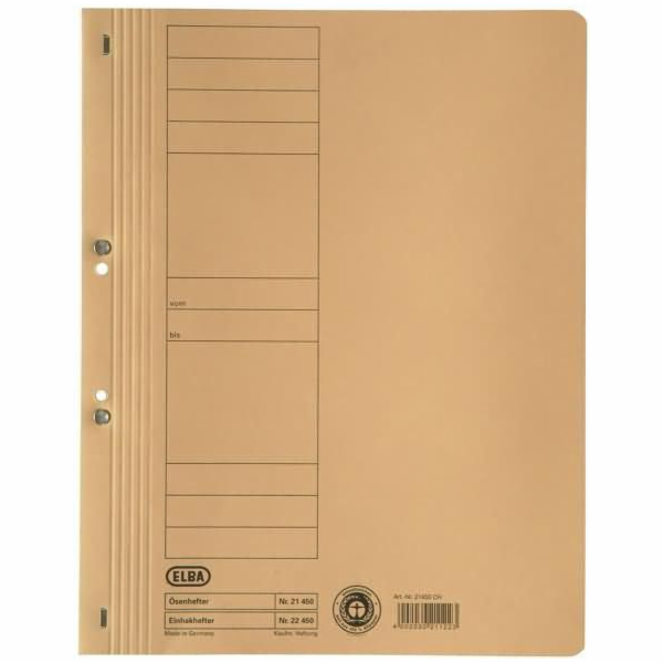 Elba Cardboard Shell, A4, plná, krémová (EB5152)