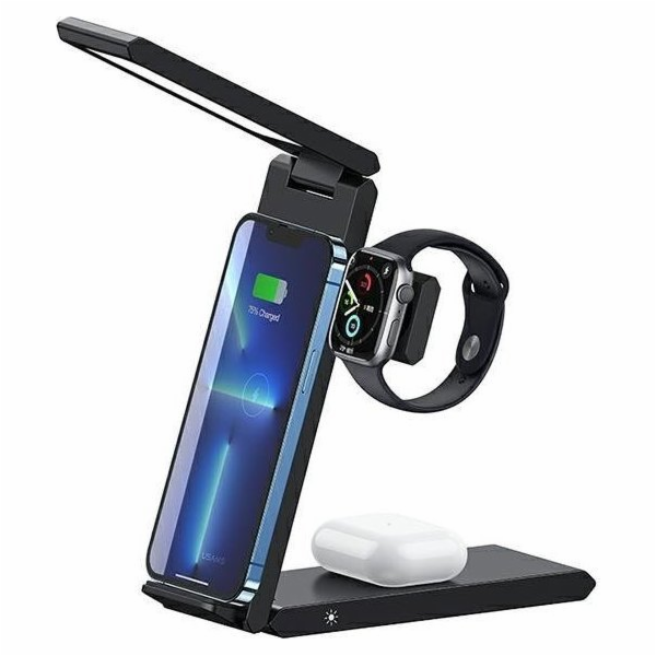 3in1 15W Inductor Charger Smartwatch Phone Headphones