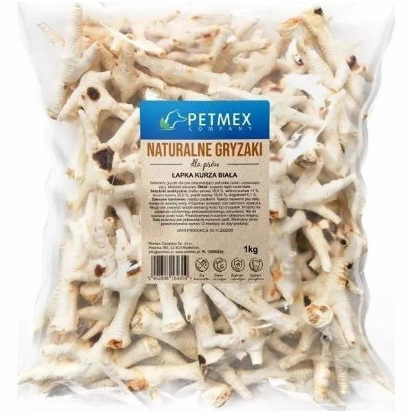 Petmex Petmex kousátko pro psy PETMEX Kurza Paw White 1000g
