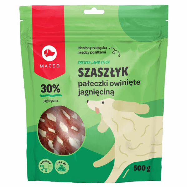 Maced Dog Snack MACED HOVĚZÍ TYČ S JEHNĚČÍM 500G