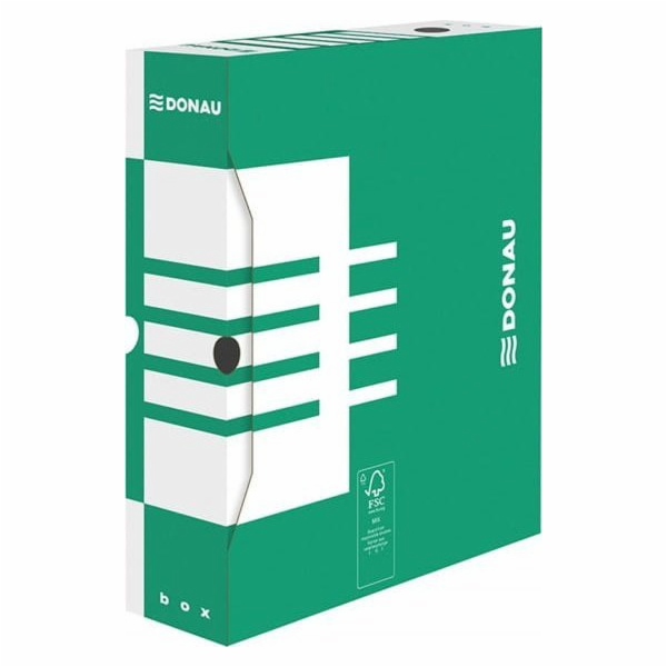 Donau ARCHIVNÍ BOX 80mm 80x340x297mm DONAU ZELENÁ