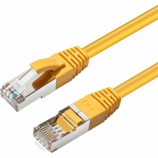 MicroConnect CAT6A S/FTP 2m Žlutá LSZH