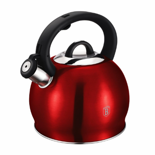 Konvice pískací nerez 3 L Burgundy Metallic Line BH-1074
