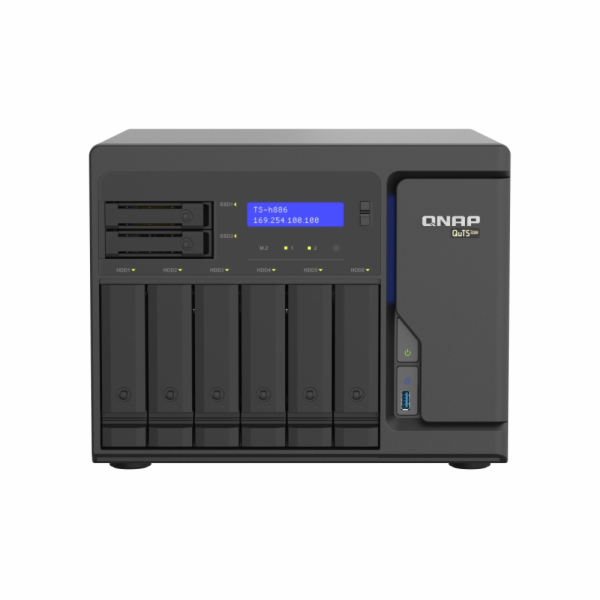 QNAP TS-h886-D1602-8G (Xeon 3,2GHz, ZFS, 8GB ECC RAM, 6x3...