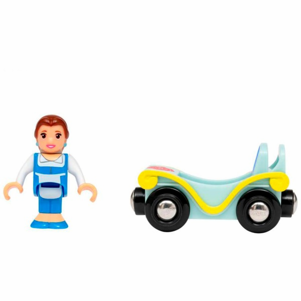 BRIO Disney Princezna Belle s vagónkem, autíčko