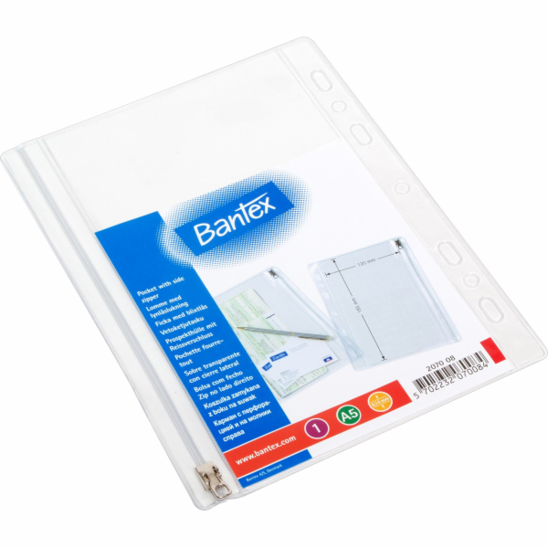 Bantex Tričko se zipem A5 10 ks.