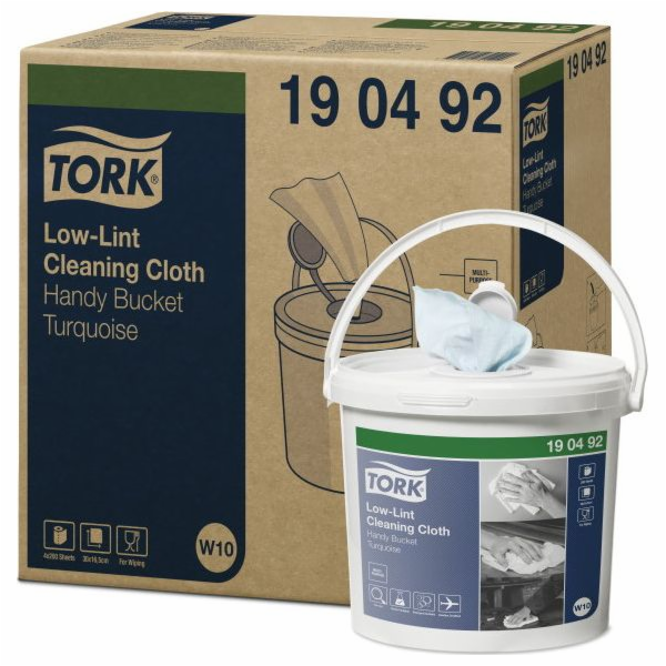 Tork Tork - nízká bez tkané tkaniny, prémie - Aquamarium