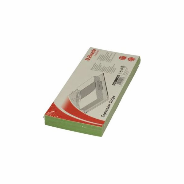 Esselte Kartonový separátor 1/3 A4 100 ks. zelená (ET6958)