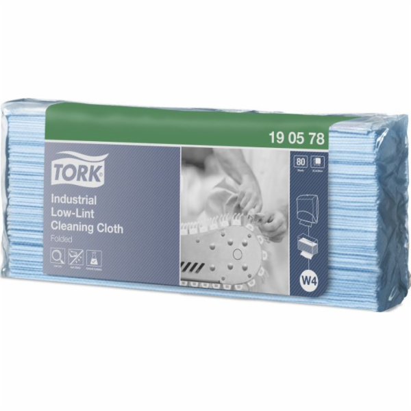 Tork Tork -nízká nedustivá tkaniny, 1 -vrstva, prémie -modrá