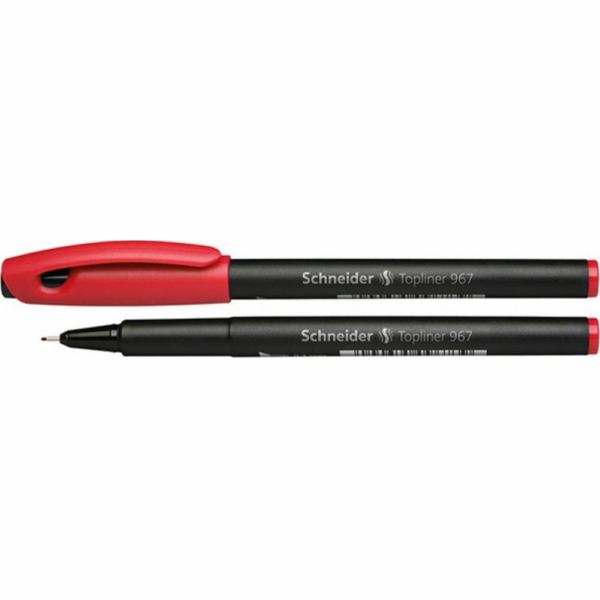 Schneider SCHNEIDER Topliner 967, 0,4 mm, červený