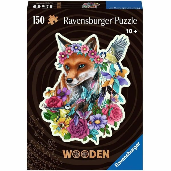 Dřevěné puzzle Ravensburger Colorful Fox