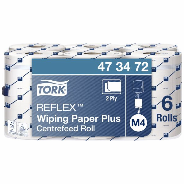 Tork Tork Reflex - Čištění papíru v roli střední nečistot...