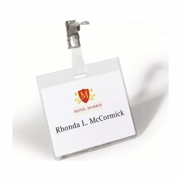 Odolné ODOLNÉ IDENTIFIKACE ÚROVNĚ 60 X 90 MM S Klipem
