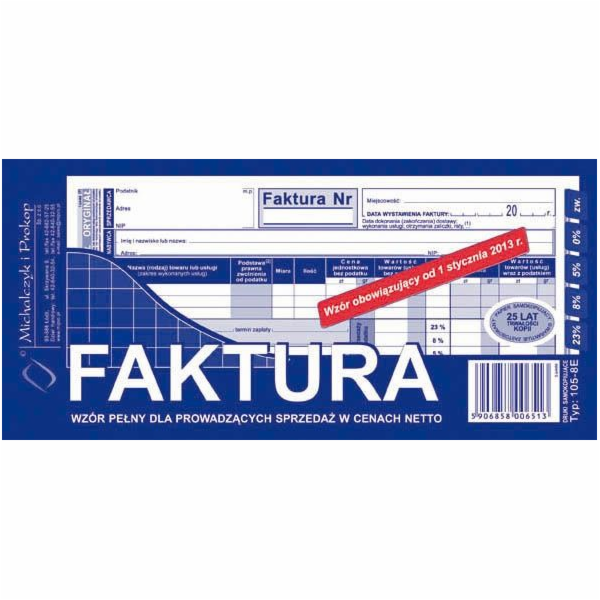 Michalczyk & Prokop ČISTÁ FAKTURA 1/3 A4 (PLNÁ) (O+1K) MI...