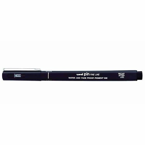 Uni Mitsubishi Pencil Fineline 0,7 mm, černá (UNPIN07200/...