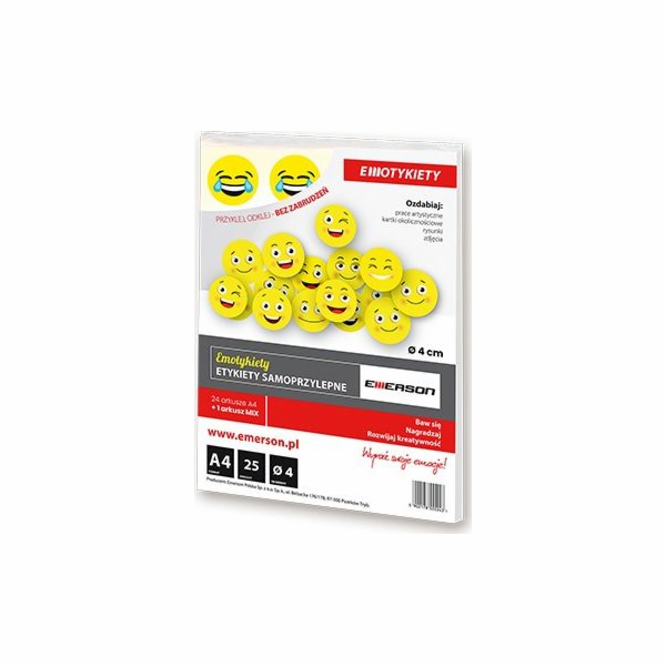Emerson EMERSON LABELS PRŮMĚR A4 40 MM EMOTIONS (25)