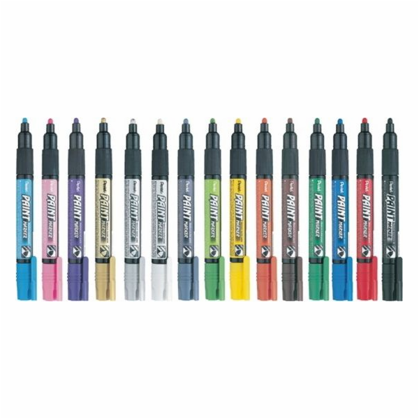 Pentel White Oil Marker (MMP20W)
