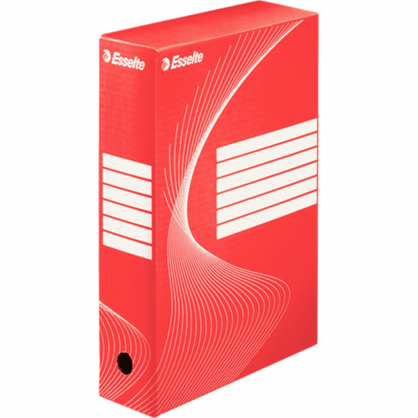Esselte ESSELTE ARCHIVACE BOX 80 MM, ČERVENÁ