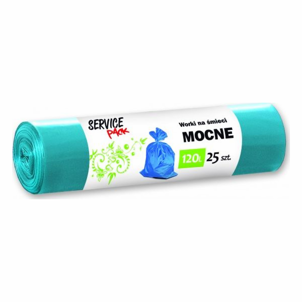 Stella Pack Pytle na odpadky 120 l LDPE SILNĚ MODRÁ (25)