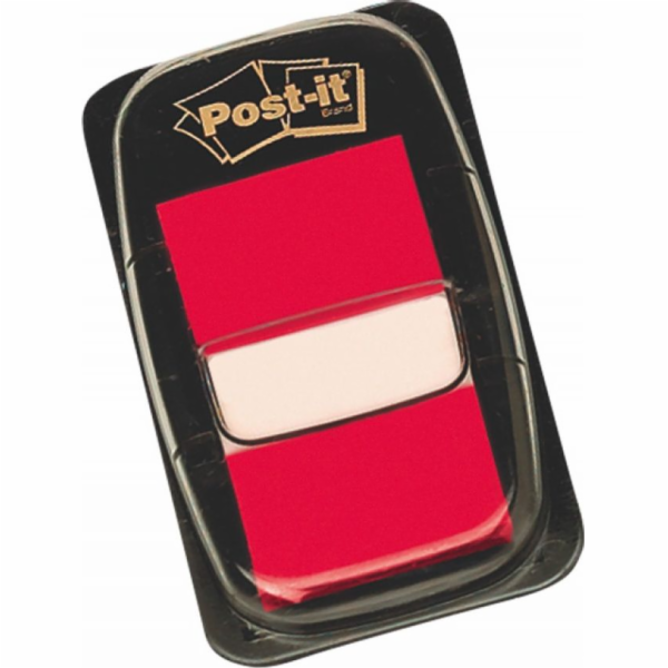 Post-it POST-IT ZÁLOŽKY 25 X 43 MM 680-1 50 ČERVENÝ LIST